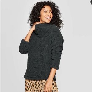 A New Day Sherpa Cowl neck Sweater